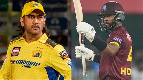 dhoni - shai hope