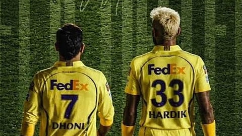 dhoni - hardik pandya