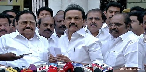 தமிழகத்தை வறட்சி மாநிலமாக அறிவிக்க வேண்டும்.. முதலமைச்சரிடம் ஸ்டாலின் வலியுறுத்தல்