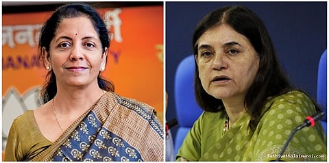 மேனகா காந்தி மனுத் தாக்கல் செய்யவில்லை: நிர்மலா சீதாராமன் தகவல்