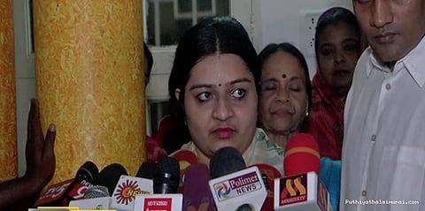 சொத்து வேண்டாம்: தீபா