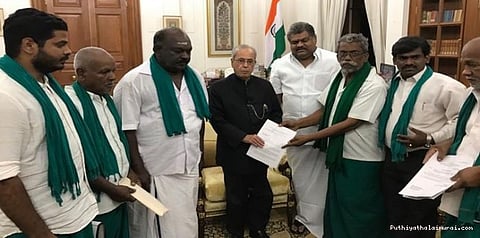 குடியரசுத் தலைவருடன் தமிழக விவசாயிகள் சந்திப்பு