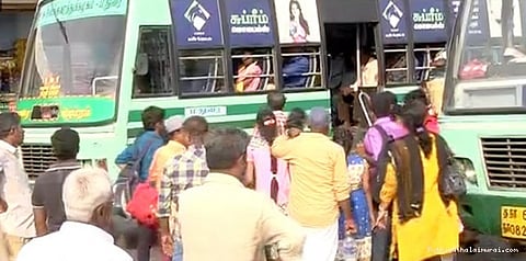 முன்கூட்டியே தொடங்கிய வேலைநிறுத்தம்... பயணிகள் அவதி