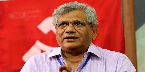 யெச்சூரியை தாக்க முயற்சி - 2பேர் கைது