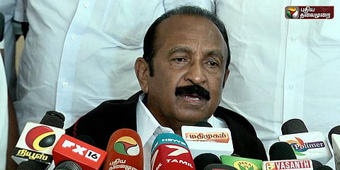 திமுகவின் மனிதச்சங்கிலி போராட்டம் நியாயமானது: வைகோ