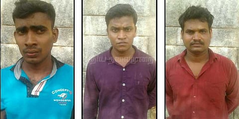 சென்ட்ரலில் பணம் பறிப்பு: 3 காவலர்கள் கைது