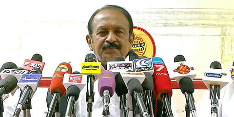 முரசொலி பவள விழாவுக்கு வைகோ வாழ்த்து