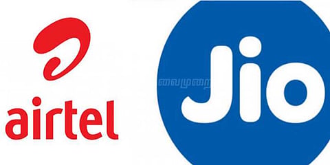தவறான தகவல்களை பரப்புவதாக ரிலையன்ஸ் ஜியோ மீது ஏர்டெல் புகார்