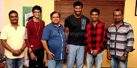 துப்பறிவாளனுடன் ‘மாணிக்’ பர்ஸ்ட் லுக்!