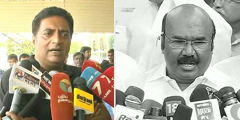 மிரட்டல் அடிதடியில் நம்பிக்கை இல்லை: பிரகாஷ்ராஜ்க்கு ஜெயக்குமார் பதில்