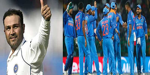 ஒருநாள் போட்டி: சேவாக் தேர்வு செய்த இந்திய அணி!