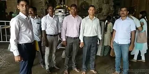 மீனாட்சி அம்மன் கோயிலில் தேசிய பாதுகாப்புக் குழு ஆய்வு