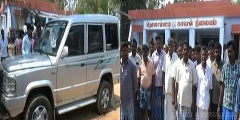 கத்தியுடன் மிரட்டி ஆடுகள் திருட்டு: காரை விரட்டிச்சென்ற கிராம மக்கள்!