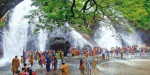 குற்றாலத்தில் தொடங்கியது சாரல் திருவிழா : ஜில்லென மகிழும் பயணிகள்