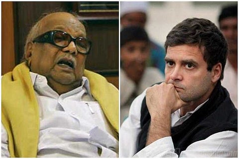 கருணாநிதிக்கும் மெரினாவில் இடம் தாருங்கள் : ராகுல் கோரிக்கை