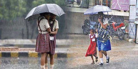 தமிழகத்தில் பரவலாக மழை.. 5 மாவட்டங்களில் பள்ளிகளுக்கு விடுமுறை