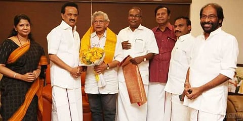 மு.க.ஸ்டாலினுடன் சீதாராம் யெச்சூரி சந்திப்பு - உறுதியாகும் கூட்டணி