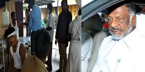 துணை முதல்வரின் பாதுகாப்பு வேன் கவிழ்ந்து 9 பேர் காயம்