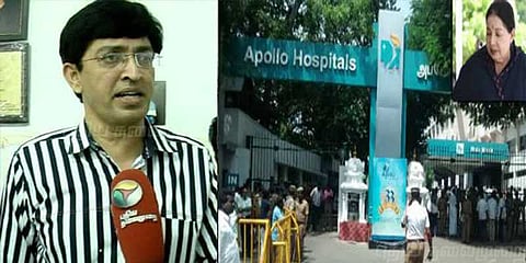 அப்போலோவுடன் சேர்ந்து சதி செய்தேனா? - சுகாதாரத் துறை செயலாளர் வேதனை