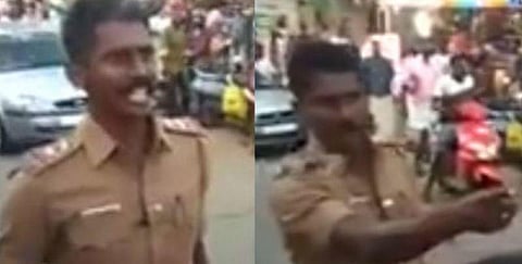 போராட்டக்காரர்களை ’சிங்கம்’ ஸ்டைலில் எச்சரித்த எஸ்.ஐ-க்கு பரிசு!