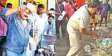 பிரச்சாரத்தின் போது மயங்கி விழுந்த மன்சூர் அலிகான் - தீவிர சிகிச்சை