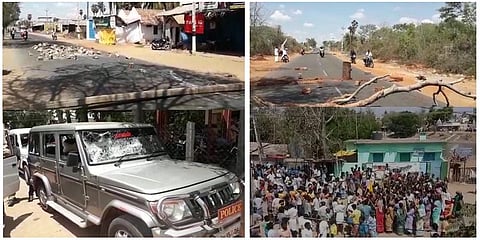 பொன்னமராவதியில் சட்ட ஒழுங்கு பிரச்சனை ? போலீசார் குவிப்பு