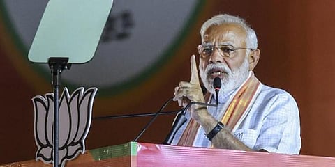 கடற்படை கப்பலை சொந்த வேலைக்கு பயன்படுத்தியவர் ராஜீவ் காந்தி : பிரதமர் மோடி