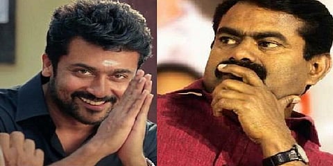 “சூர்யாவின் கேள்விகளில் நியாயம் இருக்கிறது” - சீமான்