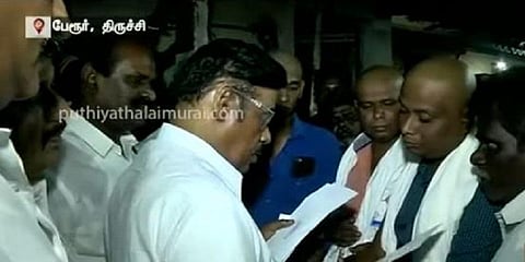 திருச்சி விபத்து : பாதிக்கப்பட்டோரை சந்தித்து பாரிவேந்தர் ஆறுதல்
