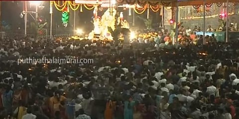 திருப்பதியில் பிரம்மோற்சவம் கோலாகலம் - குவிந்த 3 லட்சம் பக்தர்கள்