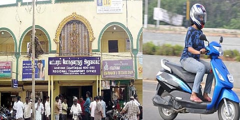 ‘லைசென்ஸ் சோதனைக்கு ஜீன்ஸ் அணிந்து வந்த பெண்’ - திருப்பி அனுப்பிய ஆர்டிஓ