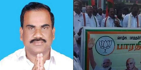 எஸ்.ஐ-க்கு கொலை மிரட்டல்..! - பாஜக பிரமுகர் கைது
