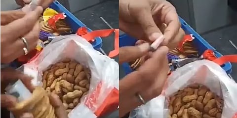 “வேர்க்கடலைக்குள் வெளிநாட்டுப் பணம்” - அதிகாரிகளை வியக்கவைத்த நூதன கடத்தல்
