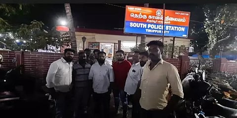 பாஜக பேரணி நடப்பதால் பிரியாணி அண்டாவிற்கு பாதுகாப்பு கேட்டு திருப்பூரில் மனு