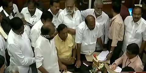 மாநிலங்களவைத் தேர்தல் - திமுக வேட்பாளர்கள் மனு தாக்கல்