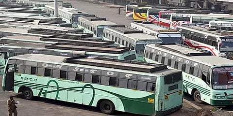 மாநிலங்களுக்கு இடையிலான போக்குவரத்து நிறுத்தம்: தமிழக அரசு