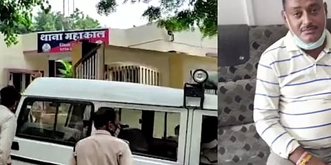 மத்தியப்பிரதேச கோயில் ஒன்றில் அதிரடியாக கைது செய்யப்பட்ட ரவுடி விகாஷ் துபே