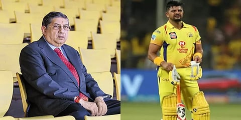 தோனியுடன் பிரச்னையா, வெற்றி தலைக்கேறியதா ? ரெய்னா குறித்து சீனிவாசன் !