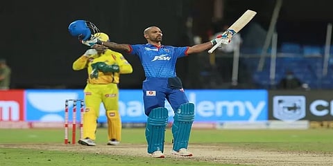 ஐபிஎல் அரங்கில் முதல் சதம் விளாசிய தவான்