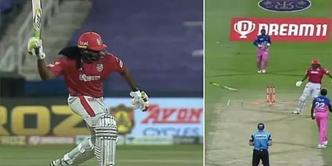 ’அபராதம் கட்டுங்க..’ - பேட்டை தூக்கி வீசிய கெயிலுக்கு ஃபைன் போட்ட ஐபிஎல்..!
