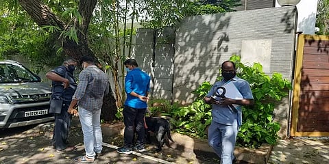 நடிகர் விக்ரம் வீட்டிற்கு வெடிகுண்டு மிரட்டல்: போலீஸ் விசாரணை