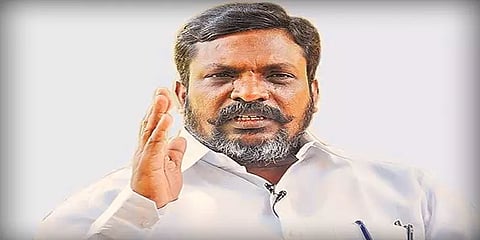 ''பொங்கல் பரிசை தேர்தல் பரப்புரையில் அறிவிப்பது முறையா?'' - திருமாவளவன்