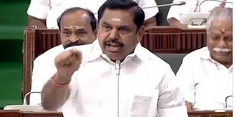 துரைமுருகன் தனது சொத்து விவரங்களை வெளியிடுவாரா? - எடப்பாடி பழனிசாமி