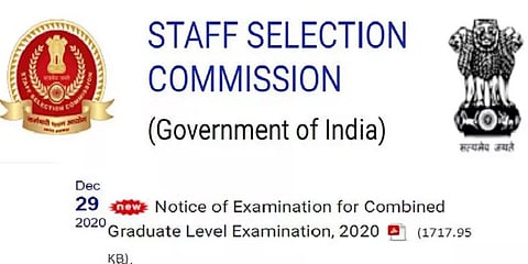 SSC CGL 2020 தேர்வுக்கான அறிவிப்பு வெளியீடு; ஆன்லைனில் விண்ணப்பிக்கலாம்!