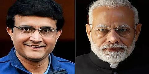 இந்திய அணியை பாராட்டிய பிரதமர் மோடி; நன்றி தெரிவித்த கங்குலி!