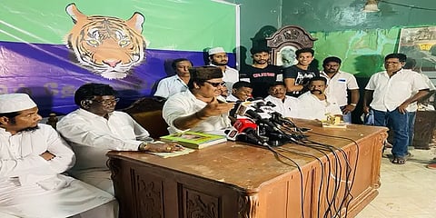 சீமானுக்கு டாடா... ‘தமிழ் தேசிய புலிகள்’ புதிய கட்சியை தொடங்கினார் மன்சூர் அலிகான்!