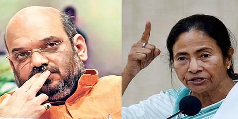 மே.வங்க பாஜக தொண்டரின் தாயார் மரணம்: அமித்ஷா, மம்தா இடையே வார்த்தைப் போர்