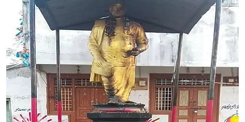 கள்ளக்குறிச்சி: நள்ளிரவில் அண்ணா சிலைக்கு தீ வைத்த மர்ம நபர்கள்