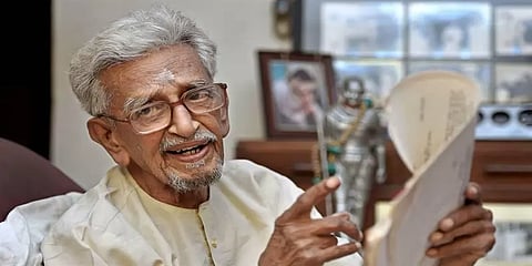 மகாத்மா காந்தியின் தனிச்செயலராக இருந்த வி.கல்யாணம் சென்னையில் காலமானார்!