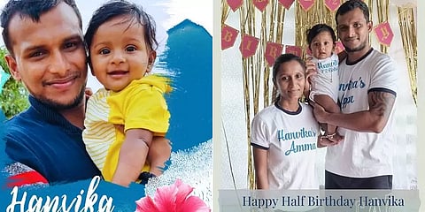 “ஹன்விகா.. எங்களது சின்ன தேவதை"... 6 மாத மகளை நினைத்து ட்விட்டரில் உருகிய நடராஜன்